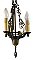 Antique Cast Bronze Hall Lantern Ceiling Light Fixture by Moe Bridges Co. - Circa 1920