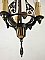 Antique Cast Bronze Hall Lantern Ceiling Light Fixture by Moe Bridges Co. - Circa 1920