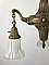 Antique Sheffield Ceiling Light Fixture with Glass Shades - Circa 1910