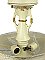 Antique Porcelain Ceiling Light Lantern Fixture - Circa 1930