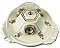 Antique 3-Light Floral Porcelain Ceiling Light Fixture - Circa 1930