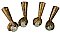 Antique Furniture Leg Covers - Claw and Glass Ball - Circa 1880
