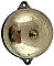 Antique Bronze Mechanical Door Bell - Nonfunctioning - Circa 1872