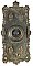 Antique Cast Bronze Electric Doorbell in "Verdun" Design by Reading Hardware Co. - Circa 1899