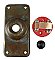 Antique Wrought Bronze Doorbell in "Concord" Design by Reading Hardware Co. - Circa 1897
