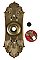 Antique Cast Bronze Electric Doorbell in "Nantua" Design by Sargent & Co. - Circa 1901