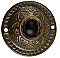 Antique Wrought Bronze Aesthetic Electric Doorbell - Circa 1890