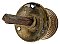 Antique Cast Bronze Door Bell Pull by Hopkins & Dickinson - Circa 1879