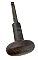 Antique Mahogany Wooden Door Bell Pull - Circa 1880