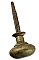 Antique Cast Bronze Door Bell Turn or Pull - Circa 1900