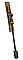 Antique Bronze Mortise Extension Door Bolt - Circa 1920