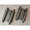 Antique Pair of Bommer Double Acting Spring Hinges