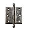 Antique Cast Iron Barrel Tip Door Butt Hinge in "Arcadia" Design by Sargent & Co. - Circa 1888 - 3-1/2" x 3-1/2"
