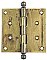 Antique Cast Bronze Ball Tip Butt Hinge - 4-1/2" x 4-1/2" - Circa 1900