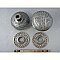 Antique Cast Iron Door Knob and Rosette Set in "Arcadia" Design by Sargent & Co. - Circa 1888