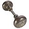 Antique Wrought Steel Door Knob Pair in "St. Johns" Design by P. & F. Corbin - Circa 1932
