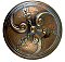 Antique Wrought Bronze Doorknob Set in "Clermont" Design by Russell & Erwin - Circa 1897