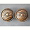Antique "Roanoke" Bronze Door Knob Pairs
