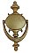 Antique Cast Bronze Colonial Revival Doorknocker by H. B. Ives - Circa 1930