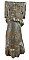 Antique Cast Iron Lady's Hand Doorknocker - Circa 1870