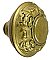 Antique Wrought Bronze Door Knob in "Nubian" Design by Yale & Towne - 3/8" Spindle - Circa 1921