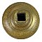 Antique Large Cast Bronze Door Knob - 3/8" Spindle - Circa 1910