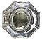 Antique Cast Iron and Glass Octagonal Door Knob - Circa 1840