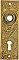 Antique Cast Bronze Door Plate by Kenton Lock Mfg. - Circa 1892