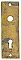 Antique Cast Bronze Door Plate by  F.C. Linde  - Circa 1890
