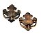 Pair of Colonial Revival Chippendale Style Drawer Pulls