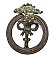 Antique Keeler Brass Colonial Revival Antique Brass Ring Drawer Pull Circa 1920 - One Available