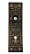 Antique Wrought Steel Aesthetic Pattern Door Plate By Sargent & Co. Hardware  Circa 1885