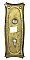 Antique Colonial Revival Wrought Brass Plated Door Plate in "Dale" Design by Chantrell Hardware - Circa 1909