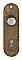 Antique Bronze "444 Design" Door Plate by Chicago Hardware Co. - Circa 1895