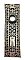 Antique Wrought Steel Aesthetic Pattern Door Plate by Norwalk Lock Company - Circa 1909