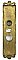 Antique Cast Brass "Amherst" Pattern Door Plate by Yale & Towne Hardware - Circa 1910