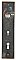Antique Cast Bronze Aesthetic Movement Pattern Door Plate by Russell & Erwin Hardware - Circa 1880