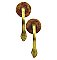 Antique Art Deco Bakelite Drawer Pulls - Set of 2 - Circa 1930