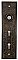 Antique Cast Iron Aesthetic Movement Pattern Door Plate by Russell & Erwin Hardware - Circa 1880