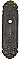 Antique Cast Bronze "Alexandra" Design Thumbturn or Privacy Door Plate by Lockwood Mfg. - Circa 1897