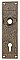 Antique Cast Bronze Door Plate By Skillman Hardware - Circa 1909
