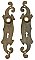 Pair of Antique Cast Bronze "Maryland" Design Door Plates By P. & F. Corbin - Circa 1905