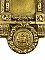 Antique Cast Brass "City of Chicago" Emblematic Door Plate by Sargent & Co. - Circa 1900