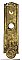 Antique Cast Brass "City of Chicago" Emblematic Door Plate by Sargent & Co. - Circa 1900