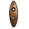 Antique Wrought Bronze "Standish" Design Door Plate by Russell & Erwin - Circa 1909