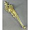 Vintage Single Brass Door Pull