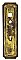Antique Wrought Bronze "Hartsdale" Design Entry Door Plate by Sargent & Co. - Circa 1920