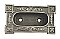 Antique Cast Iron Recessed Flush Pull or Sash Lift - Circa 1880