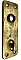 Antique Wrought Bronze Thumbturn Door Plate - Circa 1915