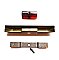 Antique Set of 4 Art Deco Drawer Pulls, 3" on Center